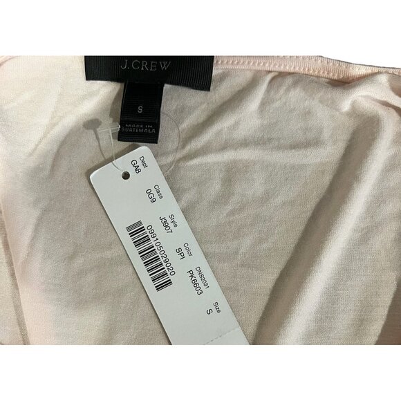 J. Crew NWT Top S Womens Pink Cinch Waist Side Tie 3/4 Sleeve Shirt Size Small - Picture 8 of 9